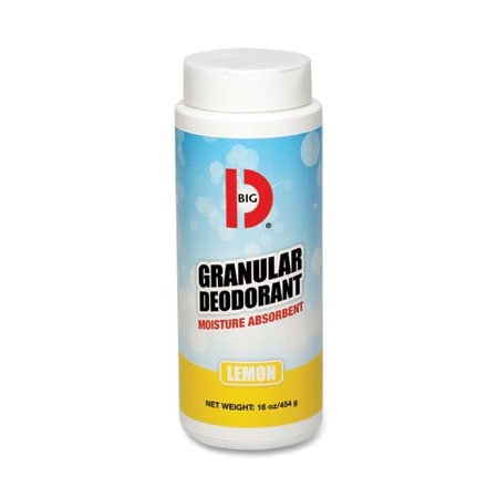 Big D BigDIndus, GRANULAR DEODORANT, LEMON, 16 OZ, SHAKER CAN, 12PK 150